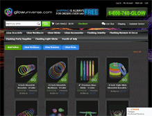 Tablet Screenshot of glowuniverse.com